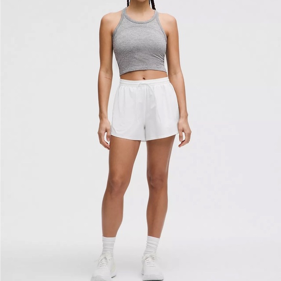 Lululemon Pace Rival High-Rise Short 3" White Size 2 - Picture 2 of 11